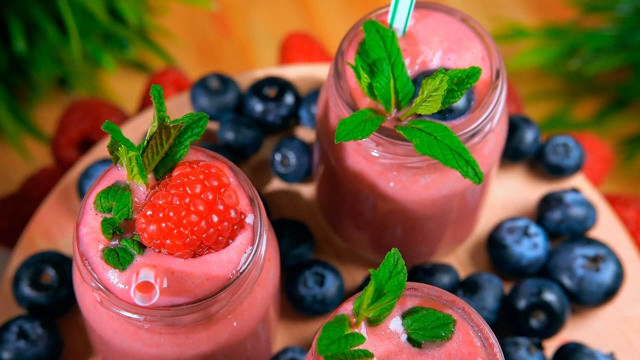 Raspberry smoothie